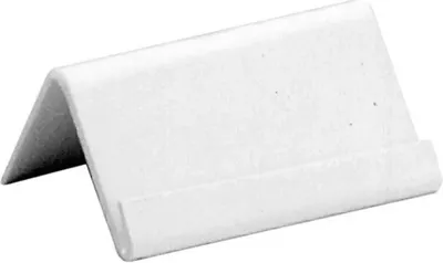 Obrázek produktu pro GRADWOHL Kartenhalter Polystrol weiß, abgewinkelt, Länge: 60 mm