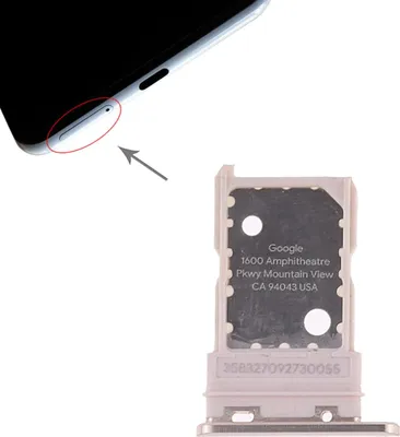 Obrázok produktu pre Pre Google Pixel 3 XL náhradný diel držiak karty SIM držiak karty SIM zlatý