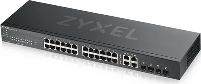 Zdjęcie produktu dla Zyxel GS1920-24V2, Zarządzany, Gigabit Ethernet (10/100/1000), Możliwości montowania w stelażu