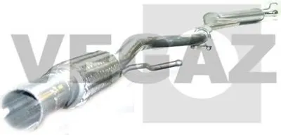 Produktbild von VEGAZ FTS-368 Endschalldämpfer für FIAT Seicento / 600 Schrägheck (187) Auspuff