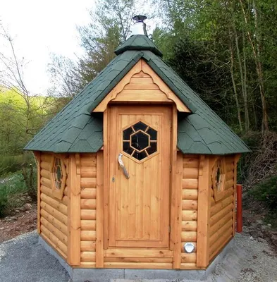 Productafbeelding van Saunahut, sauna, saunahuis, buitensauna, houten sauna, tuinsauna
