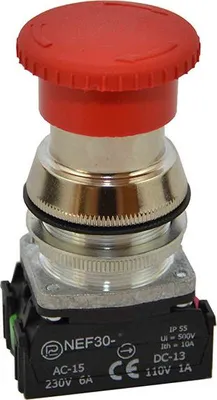 Immagine prodotto di NEF30-DRpXY pulsante rosso W0-NEF30-DRP XY C