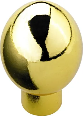 Produktbild von Hettich Möbelknopf Zinkdruckguss gold Ø 17,0 mm - 1 Stück