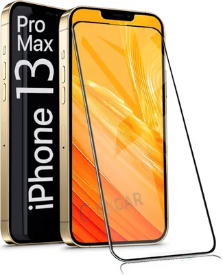 Produktbild von Für iPhone 13 Pro Max (6.7") - 5D Full Panzerglas Schutzglas 3D Full Screen 5D Panzerglasfolie HD Displayschutzfolie 9H Härte Echt Glas - Schwarz