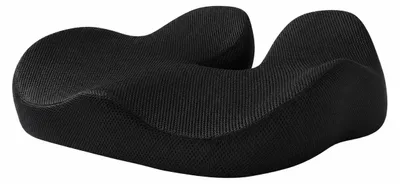 Produktbild von LYH® Sitzkissen aus Memory-Schaum, 43 x 46 x 12 cm, Schwarz