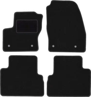Image de Tapis en velours noir pour : monospace Ford C-MAX MK2 (2015-2019)