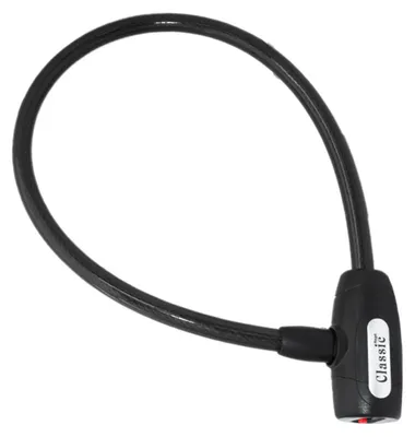 Imagen del producto de INF Candado de cable de acero con llave para patinetes eléctricos y bicicletas — Compuesto ABS/PVC con seguridad de llave