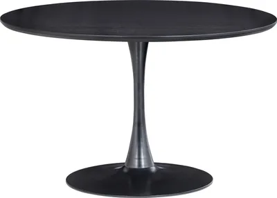 Produktbild von Sammy Esstisch Trompetenfuss Rund Mdf Schwarz Ø120cm