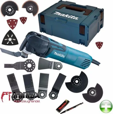 Imagen del producto de Herramienta multifunción TM3010CX4J (azul/, sistema MakPac tamaño 2, 320 vatios, juego de accesorios de 41 piezas)