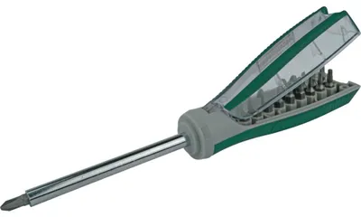 Immagine prodotto di BRÜDER MANNESMANN LINEA VERDE M29840 BRÜDER MANNESMANN Cacciavite a stella 19 in 1, con deposito di punte