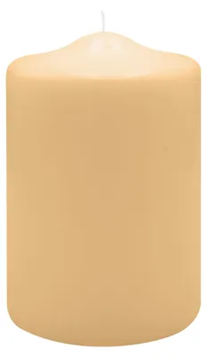 Produktbild von Spitzkopf Stumpen Kerzen Beige 15 x Ø 9 cm, 6 Stück