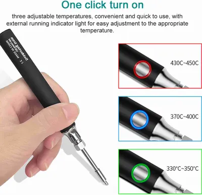 Produktbild von Kompaktes Lötkolben Schnurlos USB Wiederaufladbar Lötkolben Tragbar Sicherer Schweißen Werkzeuge Heimwerker Handlötstift
