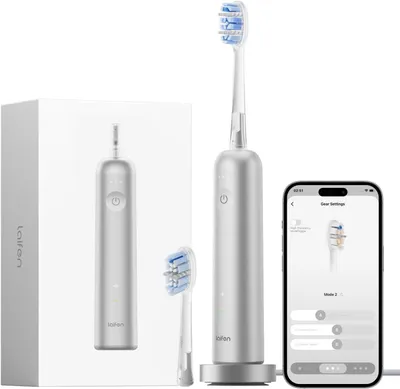 Produktbild von Laifen Wave Pro elektrische Zahnbürste – Aluminium, WaveMotion, Drucksensor, App-Steuerung, Tiefenreinigung, lange Akkulaufzeit & kabelloses Laden