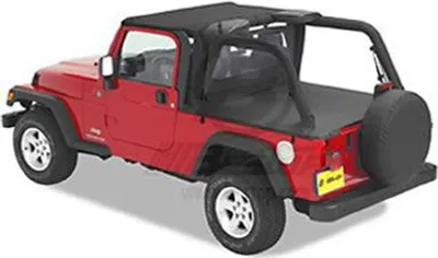 Obrázek produktu pro Zadní kryt Duster soft top Black Diamond Jeep Wrangler TJ Unlimited 04-06