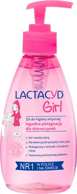 Zdjęcie produktu dla Lactacyd Girl - Żel Do Higieny Intymnej Dla Dziewczynek 3+