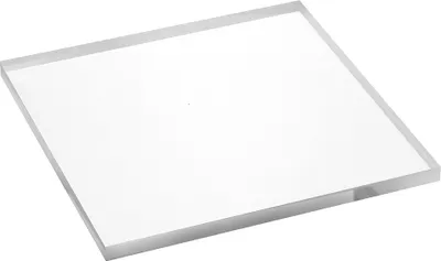 Produktbild von Quadratische Acrylglasscheibe 200x200x10mm transparent, rundum glänzend polierte Seitenkanten / Acryl / Acrylglas / massiv / klar / farblos / Dekoration - Zeigis®