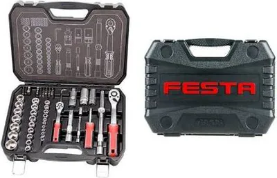 Obrázek produktu pro Gola sada FESTA CrV 73ks 1/4"-1/2"