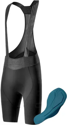 Image de Cuissard de cyclisme pour homme ROCKBROS, respirant, élastique, avec peau de chamois 4D et bas antidérapants, pour vélo de route et VTT, noir, taille 2XL