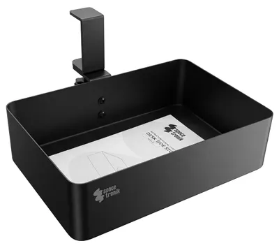 Produktbild von Seitlicher Schreibtisch-Organizer zum Anklemmen 25×17×15 cm, schwarz SPB148B