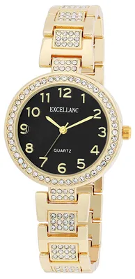 Image de Montre pour femme, boîtier en métal, verre minéral