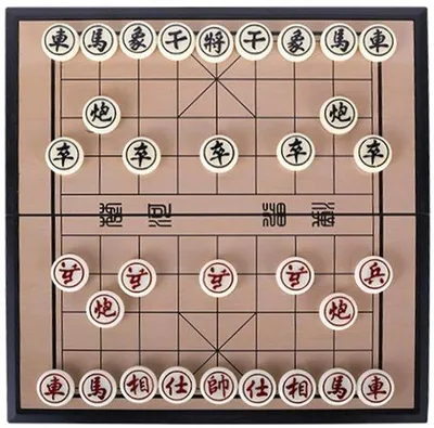 Produktbild von Magnetisches Reissetbrett - Opvouwbares Schachspiel - Compactes Set - 32 Schachstücke - Draagbares Design - 25 x 25 x 3 cm - Reisebegleiter