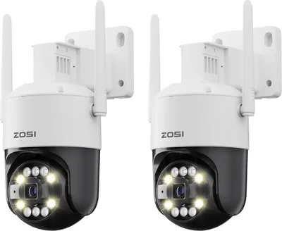 Zdjęcie produktu dla Kamera bezpieczeństwa ZOSI CCTV, rozdzielczość 5MP, wykrywanie ludzi AI, 5MP NO TF card x 2-a