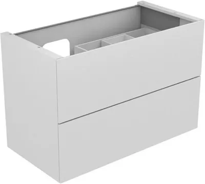 Produktbild von Keuco Waschtischunterbau PLANNING EDITION 11 1050 x 700 x 535 mm, Siphonausschnitt links Weiß Hochglanz