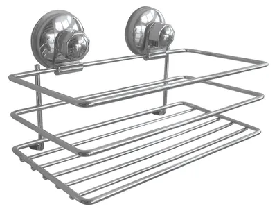 Produktbild von MSV Duschablage - silber - 20 x 12 cm - Metall
