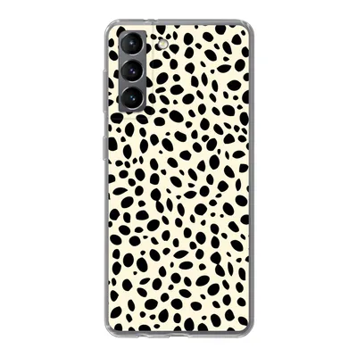 Produktbild von MuchoWow® Handyhülle Schutzhülle Hülle für Samsung Galaxy S21 Tiermuster - Punkte - Panther Silikon Softcase Handy Hülle - Softcase