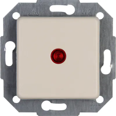 Produktbild von Kopp 614601077, Drucktasten-Schalter, Kunststoff, Glanz, Weiß, IP20, IK00