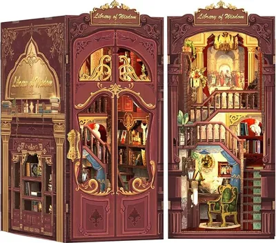 Obrázok produktu pre Miniatúrny domček Book Nook - Knižnica múdrosti - CuteBee