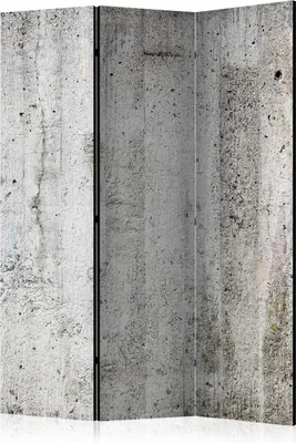 Produktbild von 3-teiliger Einseitiger Vlies Paravent - Grey Emperor 135x172 cm Muster f-B-0022-z-b