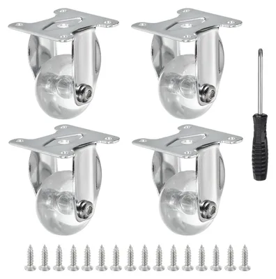 Produktbild von Omgoods – Set mit 4 feststellbaren PolyurethanRollen, 1,5 Zoll, für Möbel