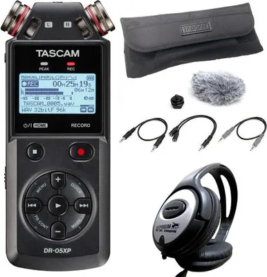 Obrázek produktu pro Zvukový rekordér Tascam DR-05XP s DR11CMK a sluchátky