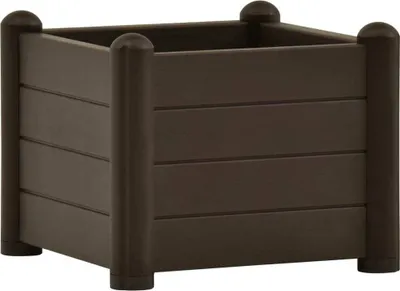Produktbild von vidaXL Garten-Hochbeet PP Mokka 43x43x35 cm