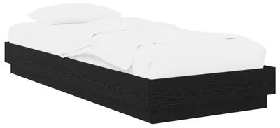 Zdjęcie produktu dla Rama łóżka podłogowego Czarny dąb 80 x 200 cm