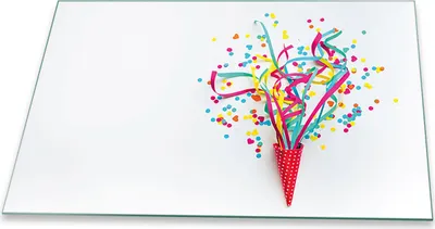 Produktbild von Herdabdeckplatte Glaskeramikkochfeld Spritzschutz Glas Universal Deko 80x52 Abstrakt Bunt