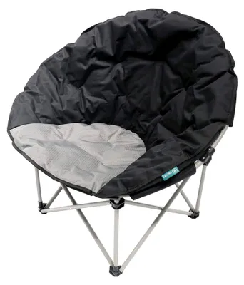 Produktbild von Klappbarer Camping-Mondsessel - Schwarz/Grau