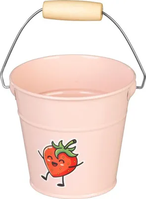 Produktbild von Eimer Strend Pro, 1L, Kinder, rosa, verzinkt