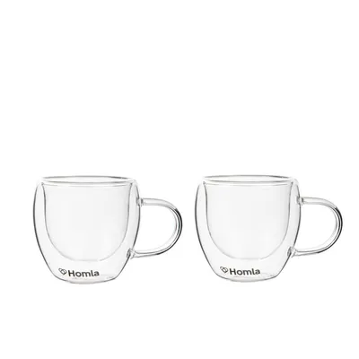 Obrázek produktu pro Sklenice na kávu Sklenice na espresso CEMBRA 2 ks. 0,08 l HOMLA