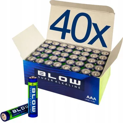 Produktbild von 40x Alkali-Batterien AAA LR3 R3 Set