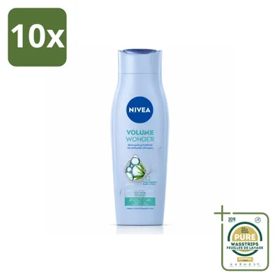 Obrázok produktu pre 10 ks šampónu NIVEA Volume Care – pre objem a posilnenie vlasov – 250 ml – balenie s 10 kusmi