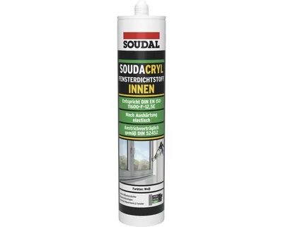 Produktbild von Soudal Soudacryl Fensterdichtstoff innen weiß 300 ml