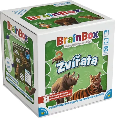 Produktbild von BrainBox Kartenspiel Tiere: Gedächtnis- & Wahrnehmungstraining ab 8 Jahren