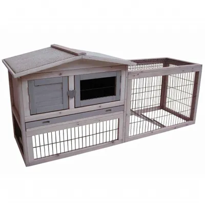 Produktbild von FLAMINGO Kaninchenstall Sunshine Cottage 155 x 53 x 70 cm 201902
