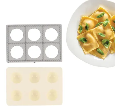 Image de Omgoods - Appareil à raviolis en aluminium avec 6 cavités