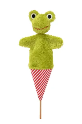 Obrázek produktu pro Maňásek na tašku žába 36 cm Pestrobarevné, 12004A