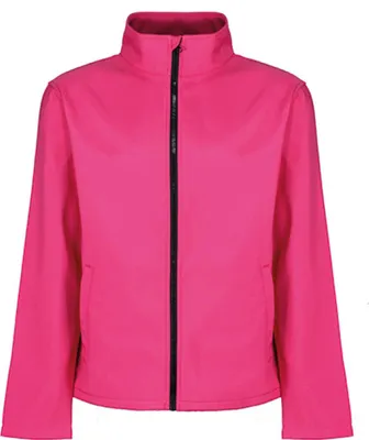 Produktbild von Regatta Standout TRA629 | Damen Ablaze Printable Softshell Jacket - Farbe: Hot Pink/Black - Größe: 44 (18)