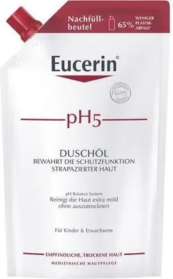 Image de Eucerin Ph5 Huile de douche peau sensible Recharge 400 ml