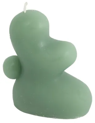 Imagen del producto de Vela HomeBound, forma orgánica, color verde